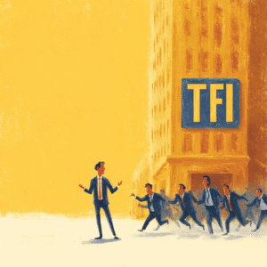 sprzedawcy biegną wcisnąć TFI