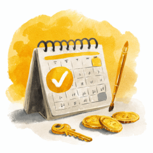 zaznaczona data w kalendarzu